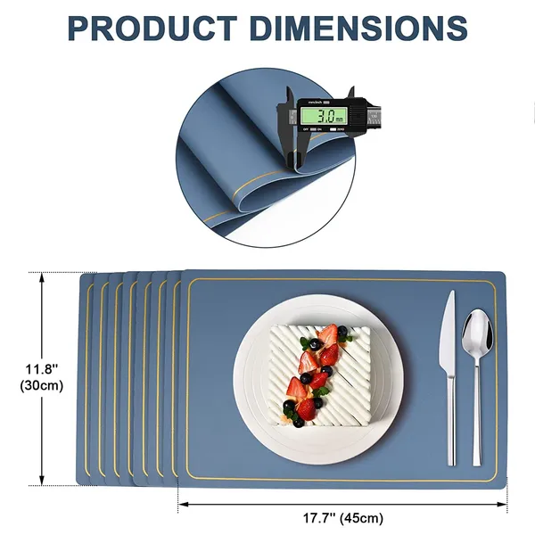 Sky_Blue_Pu_Leather_Dining_Table_Mat_Waterproof_Heat_Insulation_Placements