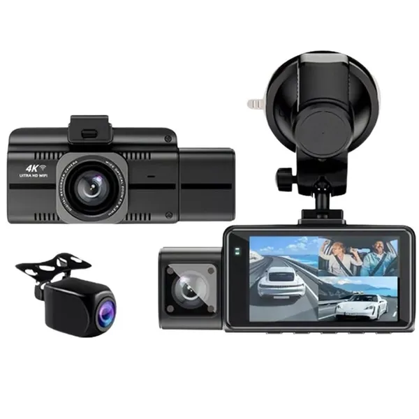 Black_3_Dash_Cam_4K_Front_1080_Rear_&_1080_Cabin_Dash_Cam_Wifi_Gps_Front_Cabin_Recorder_Cars_Infrared_Night_Ips_Screen_Loop_Recording_Wdr_Parking