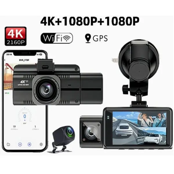 Black_3_Dash_Cam_4K_Front_1080_Rear_&_1080_Cabin_Dash_Cam_Wifi_Gps_Front_Cabin_Recorder_Cars_Infrared_Night_Ips_Screen_Loop_Recording_Wdr_Parking