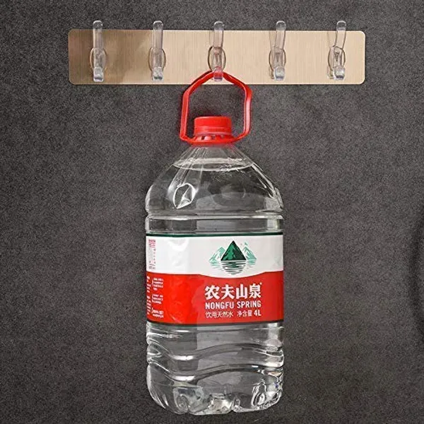 Golden_Magic_Sticker_Series_Chrome_Plated_Metal_Self_Adhesive_Used_For_Bathroom_&_Kitchen_Item_Hanger_Hook_Rail_(Towel_Hanger)