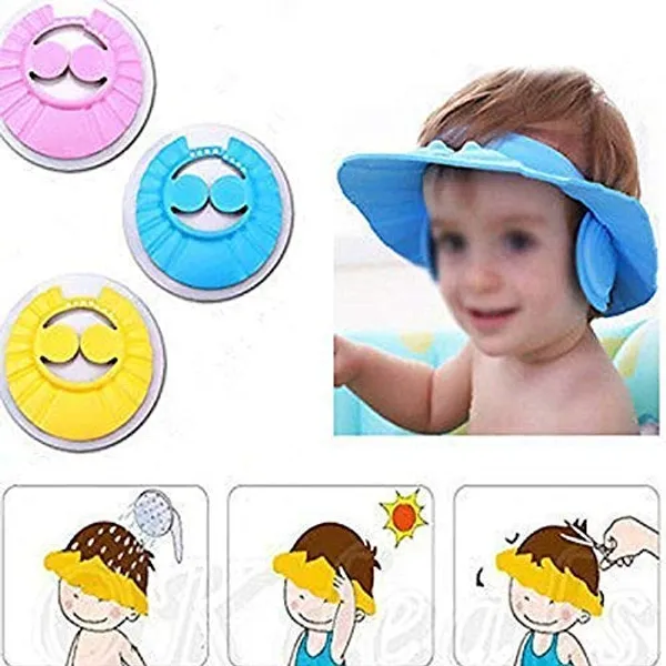 Multicolor_Adjustable_Baby_Shower_Cap_(Prevents_Soap_And_Water_From_Entering_Your_Babies_Eyes,_While_You_Shampoo_Their_Hair)