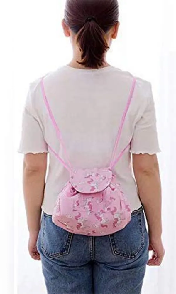 Pink_Horse_Women's_Convenient_And_Waterproof_Multifunction_Portable_Lazy_Travel_Cosmetic_Storage_Makeup_Organizer_Toiletry_Bag_With_Drawstrings