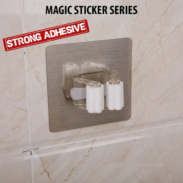 Silver_Magic_Sticker_Series_Self_Adhesive_Multifunction_Wall_Mounted_Mop_Broom_Holder_For_Your_Home,_Kitchen_And_Wardrobe
