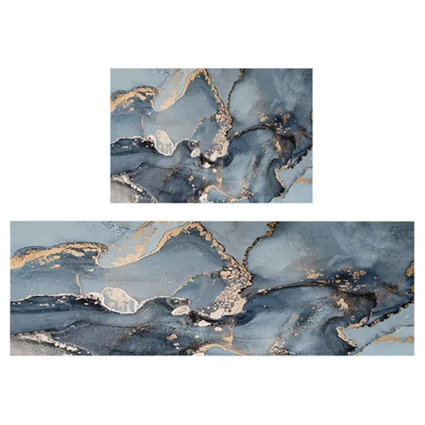 Sky_Blue_Modern_Kitchen_Floor_Mat_With_Water_And_Oil_Absorption,_Anti_Slip_Crystal_Velvet_Long_Strip_Foot_Mat