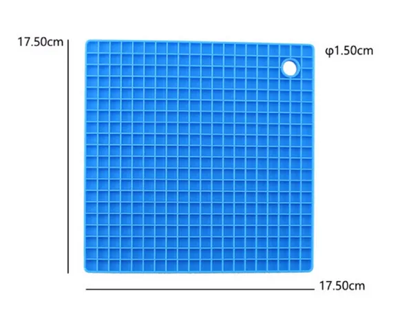 Multicolor_Square_Shape_Silica_Gel_Anti_Hot_Heat_Resistant_Pot_Holder,Car_Dashboard_Anti_Slip_Resistant_Pad_Dining_Table_Mat,Set_Of_3