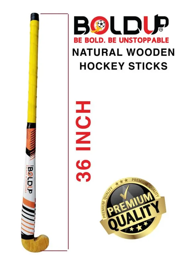 Heavy_Duty_Solid_Wooden_Hockey_Stick_36_Weighted_Practice_Self_Defense_Bat_L_36_Inch_Combo_Of_2_Bassbat_Black_Hockey