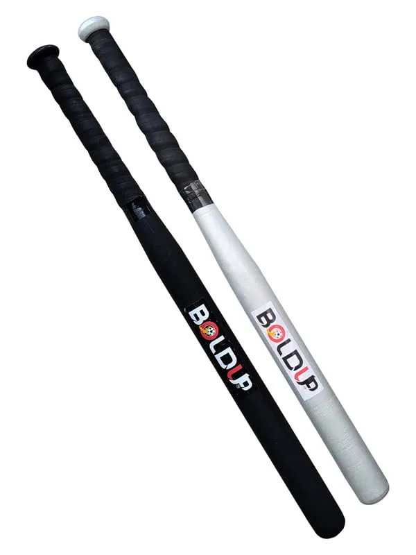 Wooden_Baseball_Bat_32_Inch_Solid_Hardwood_Stick_For_Self_Defense_Home_Safety_Heavy_Duty_Combo_Of_2_Bassbat_Black_Silver