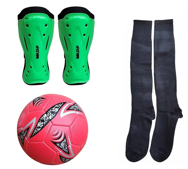 Football_Shin_Guards_And_Socks_Set_Protective_Plastic_Leg_Guards_For_Boys_Girls_Dark_Green_Shinguard_Footbal_Stocking