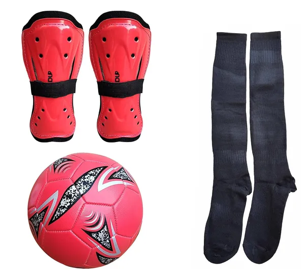 Football_Shin_Guards_And_Socks_Set_Protective_Plastic_Leg_Guards_For_Boys_Girls_Red_Shinguard_Footbal_Stocking