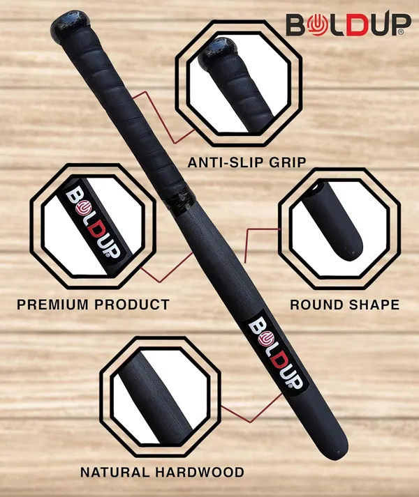 Wooden_Baseball_Bat_32_Inch_Heavy_Duty_Solid_Wood_Bat_With_Anti_Slip_Grip_Combo_Of_2_Basebat_Silver_Black_With_Cover