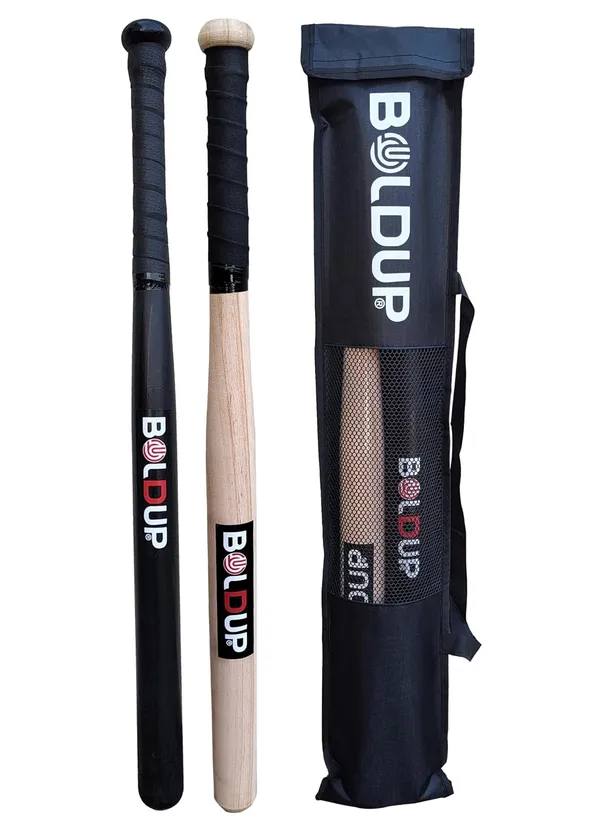 Wooden_Baseball_Bat_32_Inch_Heavy_Duty_Solid_Wood_Bat_With_Anti_Slip_Grip_Combo_Of_2_Basebat_Wooden_Black_With_Cover