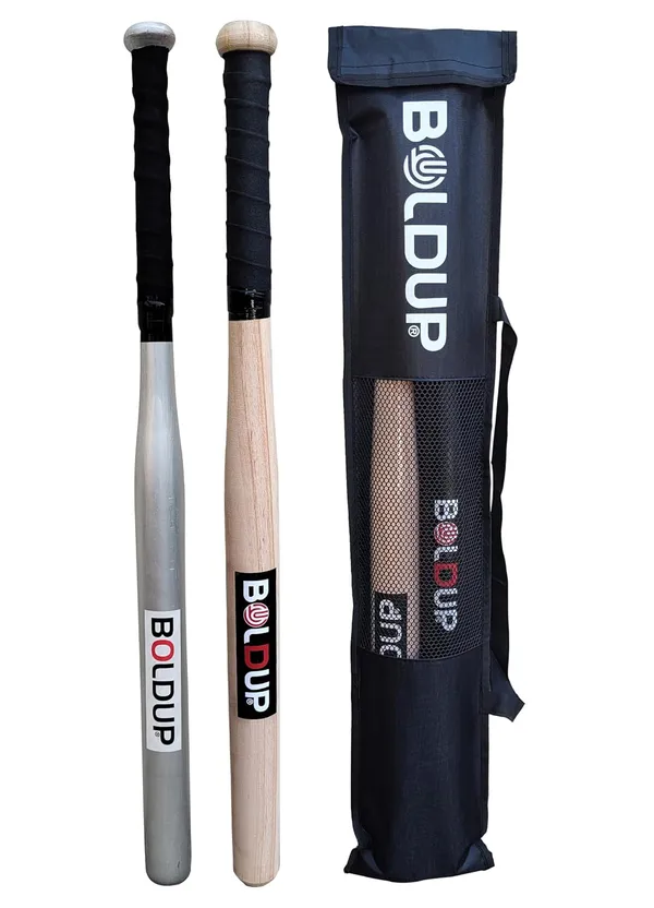 Wooden_Baseball_Bat_32_Inch_Heavy_Duty_Solid_Wood_Bat_With_Anti_Slip_Grip_Combo_Of_2_Basebat_Silver_Wooden_With_Cover