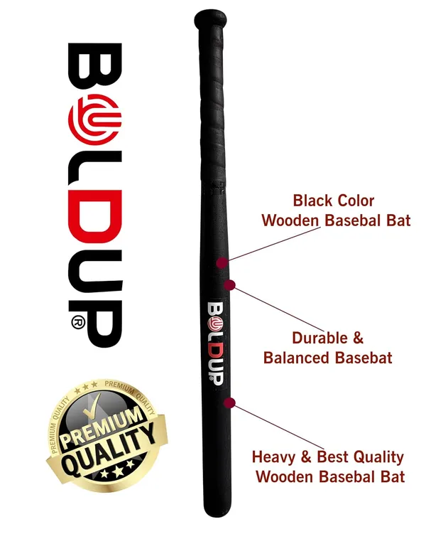 Heavy_Duty_Wooden_Baseball_Bat_32_Solid_Hardwood_Self_Defense_Stick_Combo_Of_Black_Silver_With_Cover