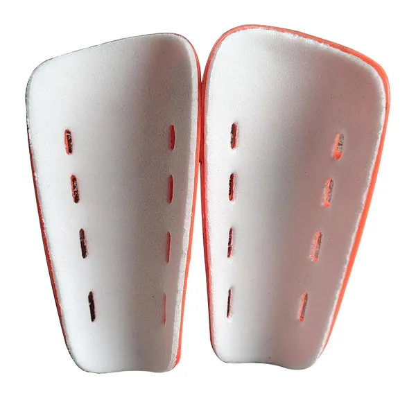 Football_Shin_Guards_Youth_Soccer_Shin_Pads_With_Breathable_Sleeve_And_Secure_Strap_Ideal_For_Training_Orange_8hole_New