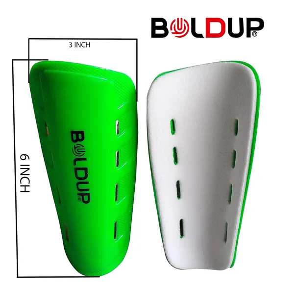 Football_Shin_Guards_Youth_Soccer_Shin_Pads_With_Breathable_Sleeve_And_Secure_Strap_Ideal_For_Training_Green_8_Hole_New