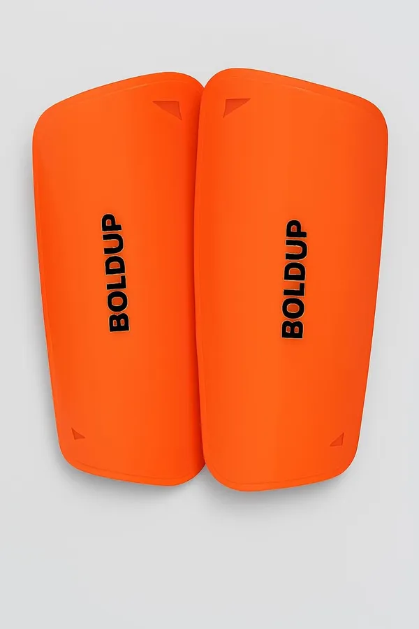 Football_Shin_Guard_With_Stocking_Socks_Combo_Lightweight_Plastic_Leg_Guards_With_Eva_Foam_Padding_For_Kids_Girl_Boys_Orange_Left_Right_Socks
