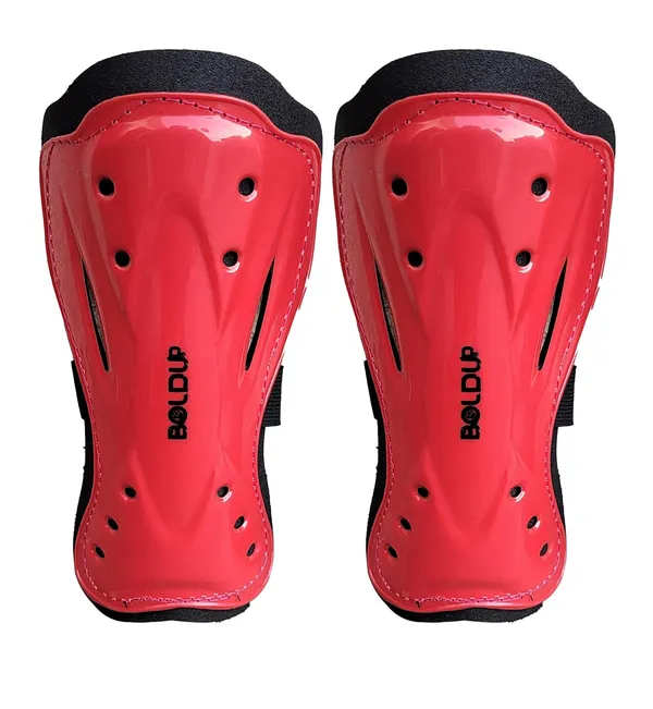 Football_Shin_Guard_With_Stocking_Socks_Combo_Lightweight_Plastic_Leg_Guards_With_Eva_Foam_Padding_For_Kids_Girl_Boys_Butter_Fly_Red_Socks