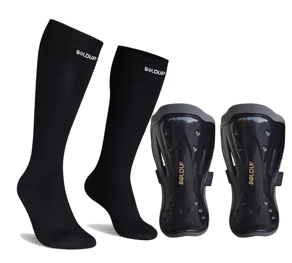 Football_Shin_Guard_With_Stocking_Socks_Combo_Lightweight_Plastic_Leg_Guards_With_Eva_Foam_Padding_For_Kids_Girl_Boys_Butter_Fly_Black_Socks