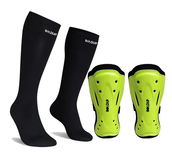 Football_Shin_Guard_With_Stocking_Socks_Combo_Lightweight_Plastic_Leg_Guards_With_Eva_Foam_Padding_For_Kids_Girl_Boys_Butter_Fly_Lemon_Socks