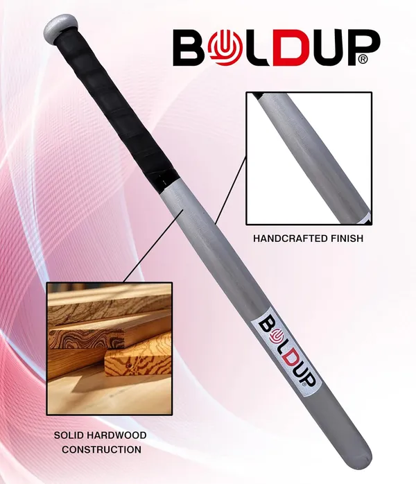 Heavy_Duty_Wooden_Baseball_Bat_32_Solid_Hardwood_Self_Defense_Stick_Combo_Of_Silver_Black_Basebal_Bat_Cover