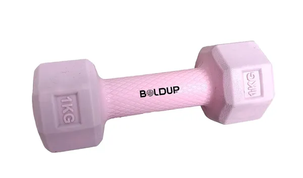 Dumbbells_For_Home_Gym_Equipment_Fitness_Barbell_Gym_And_Exercise_Equipment_Weights_For_Men_And_Women_1_Kg_X_2_Pc_Black_Hex_Fix_Hex_Pink_Dumbbell_Pack_Of_2_Pc