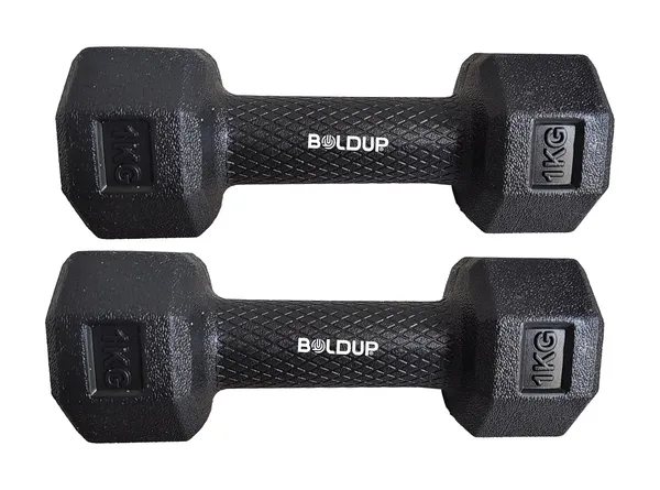 Dumbbells_For_Home_Gym_Equipment_Fitness_Barbell_Gym_And_Exercise_Equipment_Weights_For_Men_And_Women_1_Kg_X_2_Pc_Black_Hex_Fix_Black_Hex_Dumbbell_Pack_Of_2_Pc
