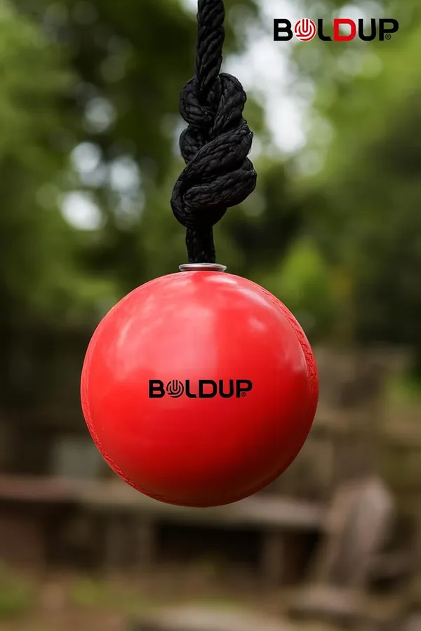 Red_Pvc_Practice_Ball_For_Batting_And_Bowling_Drills_Swing_Shot_Enhancement_Equipment_For_Cricket_Players_Cricket_Training_With_Hanging_Rope_Red_Hanging_Ball