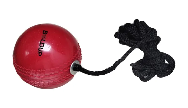 Red_Pvc_Practice_Ball_For_Batting_And_Bowling_Drills_Swing_Shot_Enhancement_Equipment_For_Cricket_Players_Cricket_Training_With_Hanging_Rope_Red_Hanging_Ball