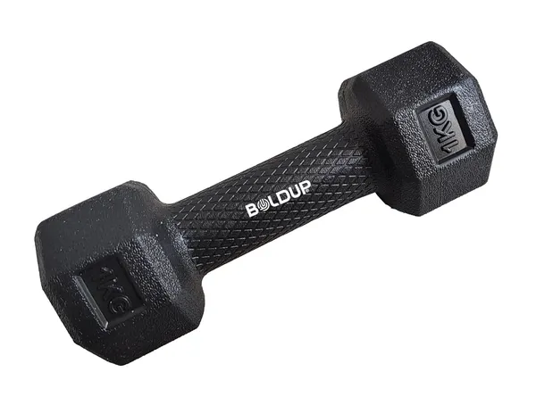 Hexagonal_Neoprene_Coated_Dumbbells_1_Kg_Each_Black_Non_Slip_Grip_Steel_Core_2_Piece_Set_For_Strength_Training_And_Toning_Black_Dumbble