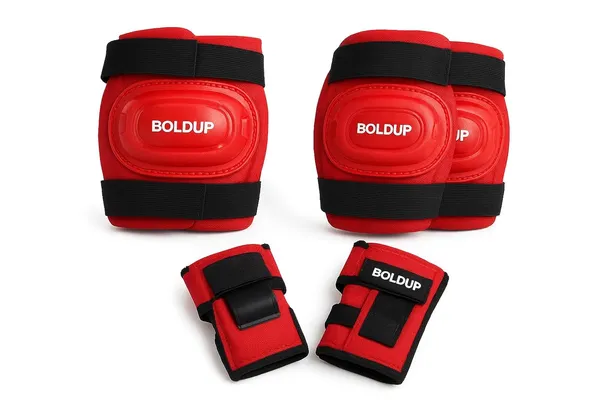 Helmet_Knee_Pads_Elbow_Pads_Wrist_Guards_For_Cycling_Skating_Skateboard_Adjustable_Protective_Kit_For_Boys_Girls_Red