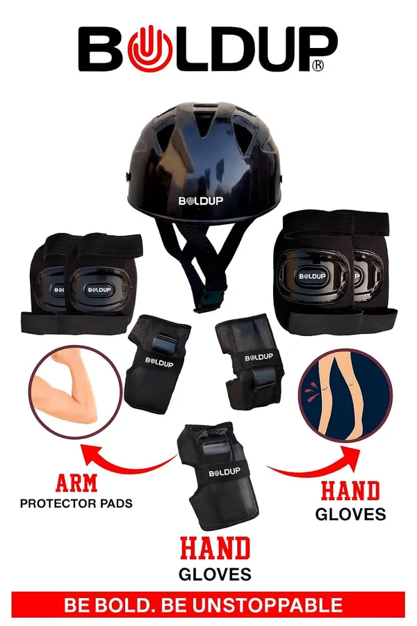 Protective_Gear_Set_For_Cycling_Skating_Skateboard_Knee_Pads_Elbow_Pads_Wrist_Guards_Combo_Safety_Kit_For_Children_Boys_Girls_Skating_Guard_Kit_Black