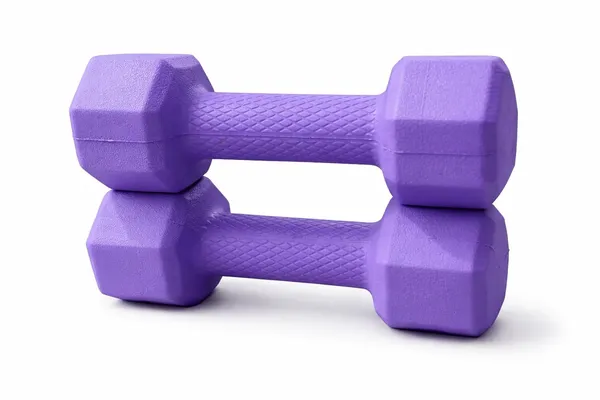 Neoprene_Hex_Dumbbell_Set_Purple_1_Kg_Each_Non_Slip_Textured_Grip_Hexagonal_Shape_Exercise_Equipment_For_Home_Gym_Weight_Training_2_Pieces_Purple