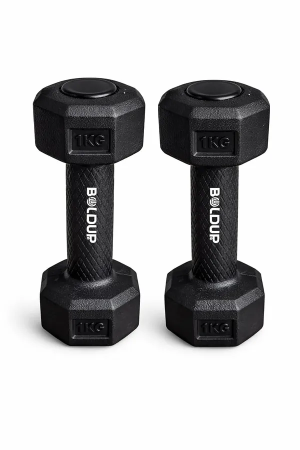 Fixed_Weight_1kg_Dumbbells_Pair_Lightweight_Exercise_Weights_For_Women_Beginners_Home_Fitness_Anti_Roll_Hex_Design_Gym_Equipment_Pack_Of_2_Piece_Black