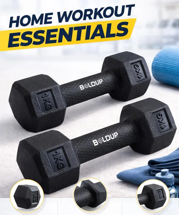 Fixed_Weight_1kg_Dumbbells_Pair_Lightweight_Exercise_Weights_For_Women_Beginners_Home_Fitness_Anti_Roll_Hex_Design_Gym_Equipment_Pack_Of_2_Piece_Black