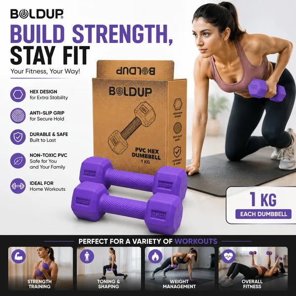 Hex_Pvc_Dumbbells_Pair_1kg_Lightweight_Fitness_Weights_For_Beginners_1_Kg_Purple_Set_Of_2