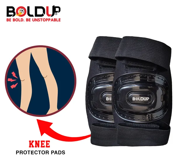 BOLDUP_Kids_Protective_Gear_Set_7-in-1_for_Skating,_Cycling_&_Scooter_|_Helmet,_Knee_Pads,_Elbow_Pads_&_Wrist_Guards_|_Adjustable_Safety_Gear_Kit_for_Boys_&_Girls_(Black_Skating_kit_)