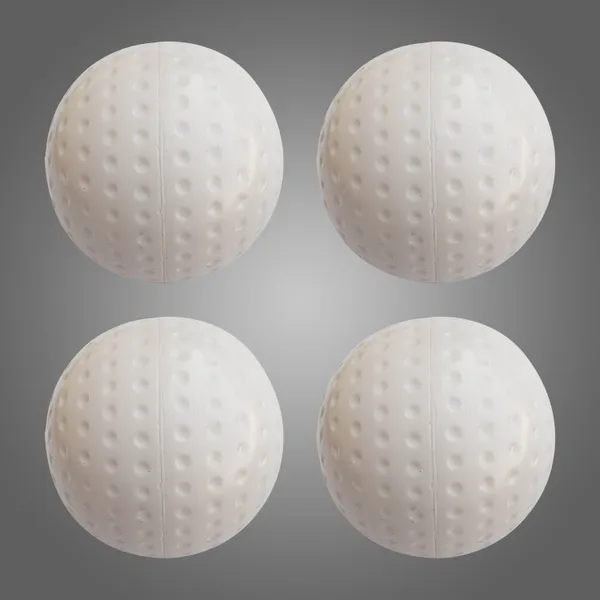 White_Pvc_Premium_&_Elegant_Hockey_Ball_For_Sports_(Pack_Of_4)