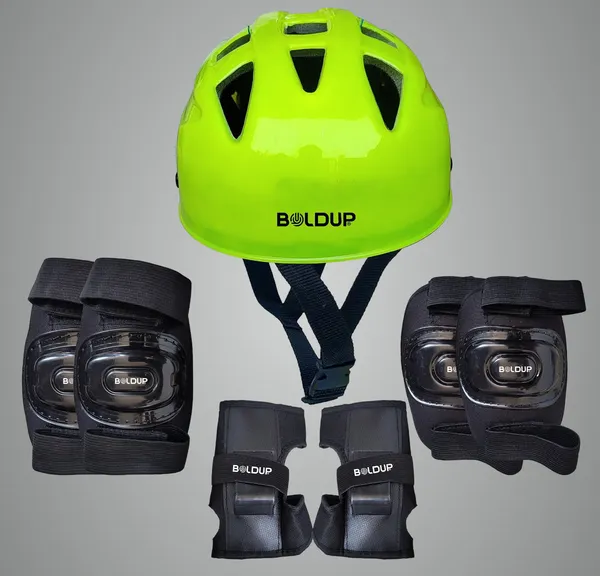 Green_Pvc_Plastic_Premium_&_Elegant_Skating_Protective_Kit_With_Helmat_For_Boys_&_Girls