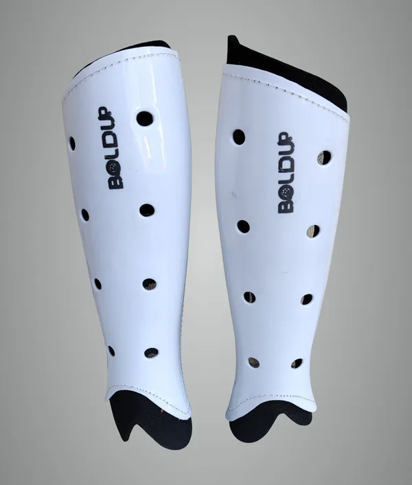 White_Foam,Pvc_Premium_&_Elegant_Hockey_Shinguard_For_Boys_&_Girls_(_Pack_Of_4_)