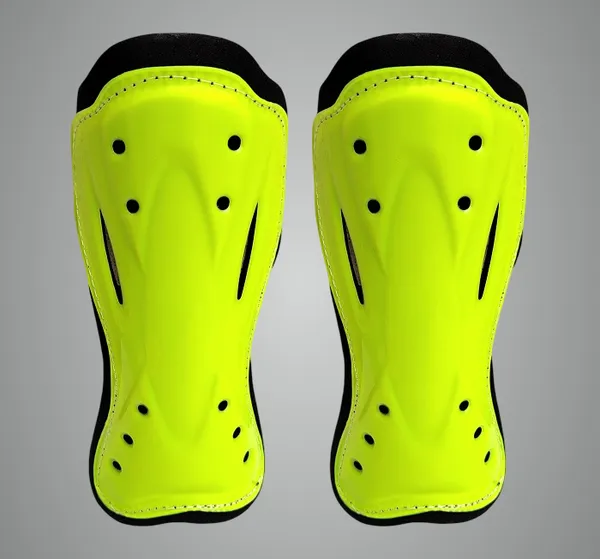 Lemon_Green_Plastic_&_Foam_Premium_&_Elegant_Football_Shinguard_For_Sports_(Pack_of_4)