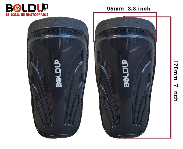 Black_Plastic_&_Foam_Premium_&_Elegant_Football_Shinguard_For_Sports_(Pack_of_4)