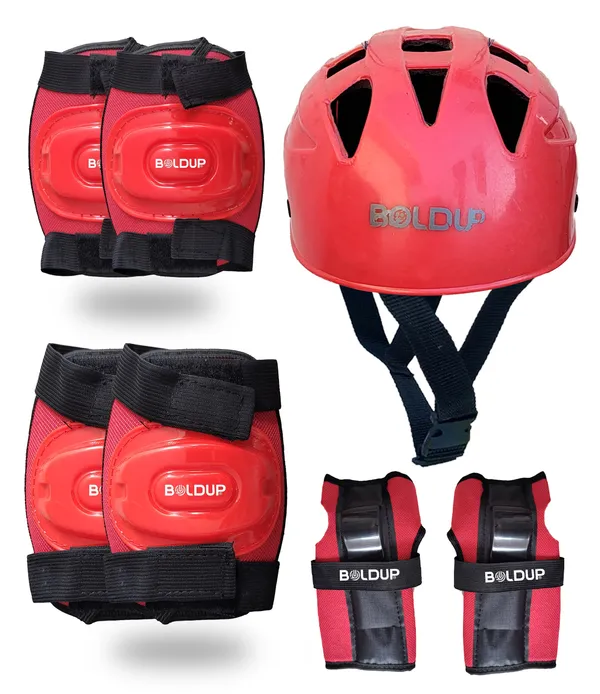 Red_Pvc_Plastic_Premium_&_Elegant_Skating_Protective_Kit_With_Helmat_For_Boys_&_Girls_1_set