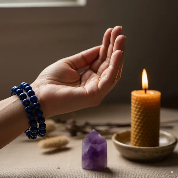Lapis_Lazuli_bracelet_8mm
-Original_Natural_Earth