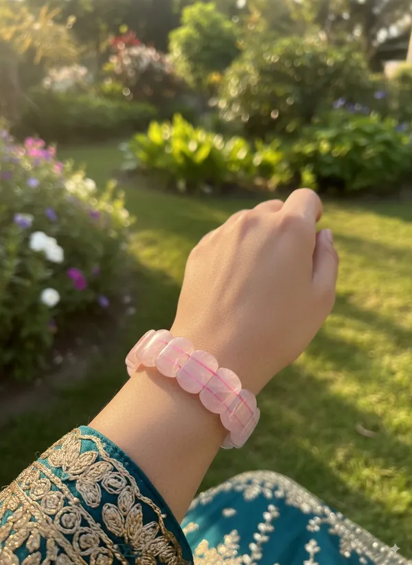 Rose_Quartz_Stylish_Oval_Faced_bracelet_-Everyday_unconditional_love_stone