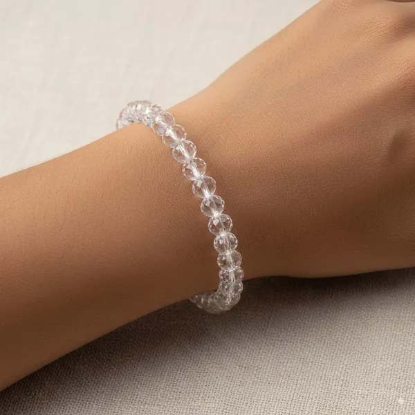 Sphatik_diamond_cut_crystal_bracelet_8mm
-Original_Natural_Earth