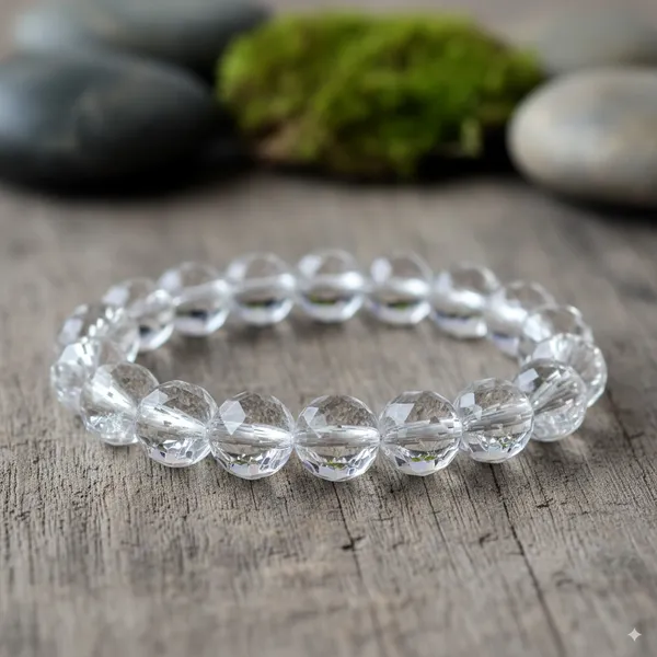 Sphatik_diamond_cut_crystal_bracelet_8mm
-Original_Natural_Earth