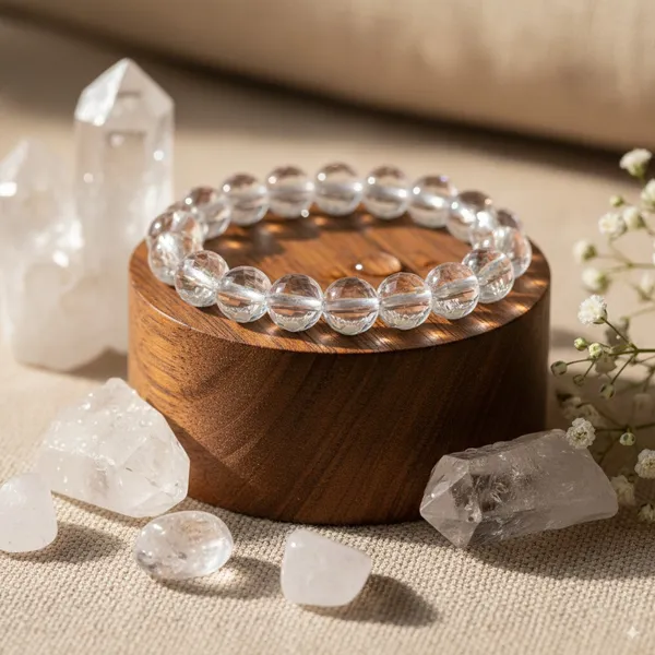 Sphatik_diamond_cut_crystal_bracelet_8mm
-Original_Natural_Earth