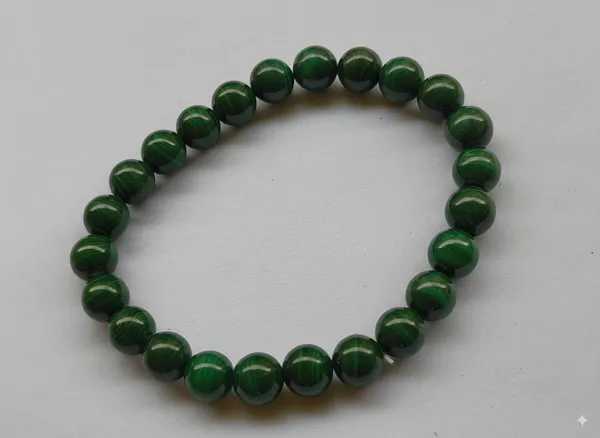 Malachite_Crystal_bracelet_8mm
-Original_Natural_Earth