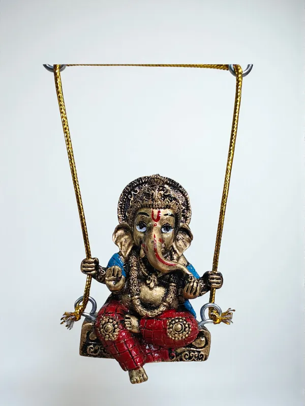 Multicolor_Fiber_Poly_Resin_Premium_Ganesh_Idol