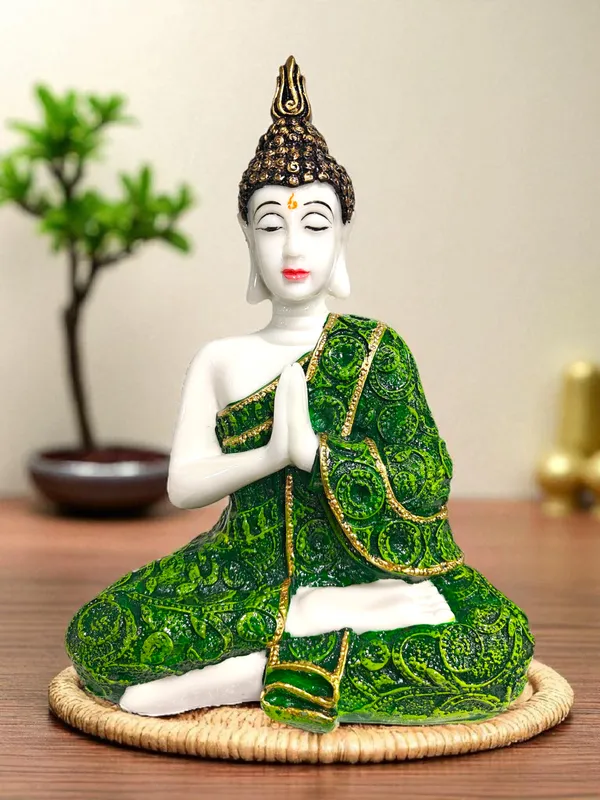 Green_Fiber_Poly_Resin_Premium_Buddha_Idol